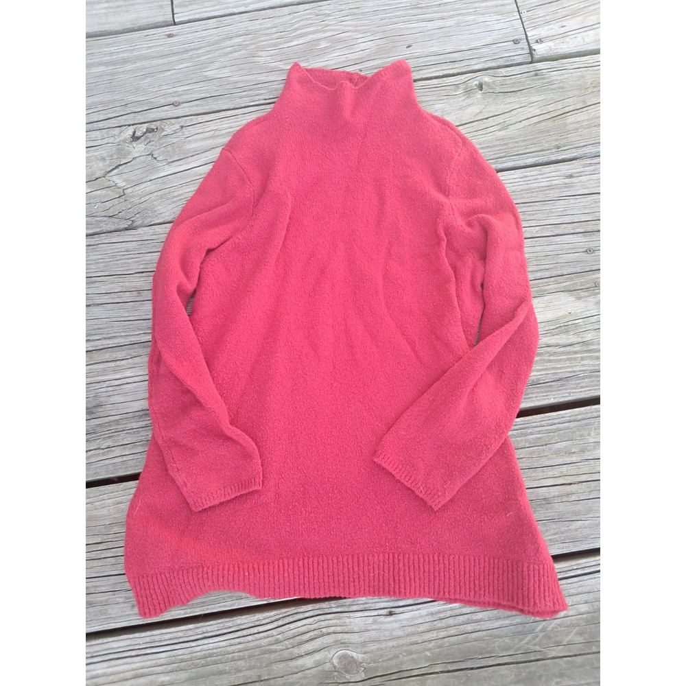 J. Jill Silk Cotton Turtleneck Knit Sweater Quiet Luxury Old Money Preppy 5 A